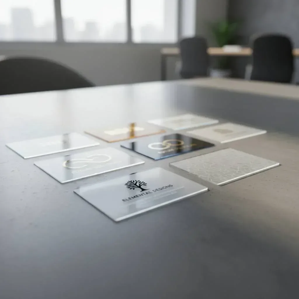Why Clear Plastic Business Cards Work